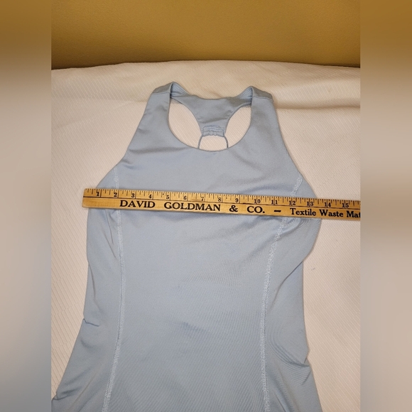 FP Movement Free People Movement Smooth it Out Light Blue Tank Top sz M - Picture 9 of 10